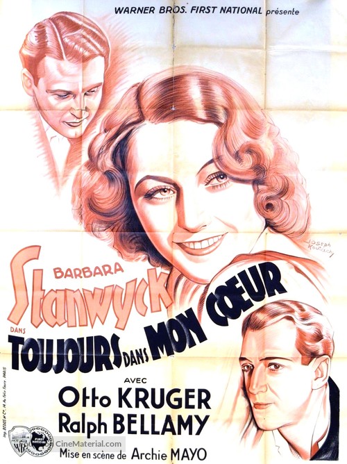 Ever in My Heart - French Movie Poster