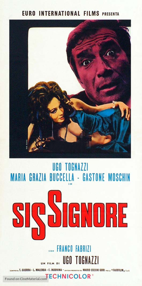 Sissignore - Italian Movie Poster