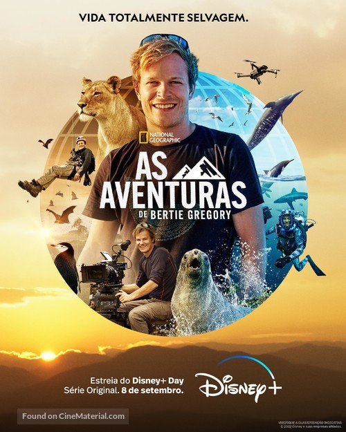 &quot;Epic Adventures with Bertie Gregory&quot; - Brazilian Movie Poster