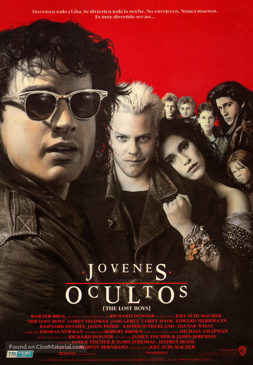 The Lost Boys - Spanish Movie Poster
