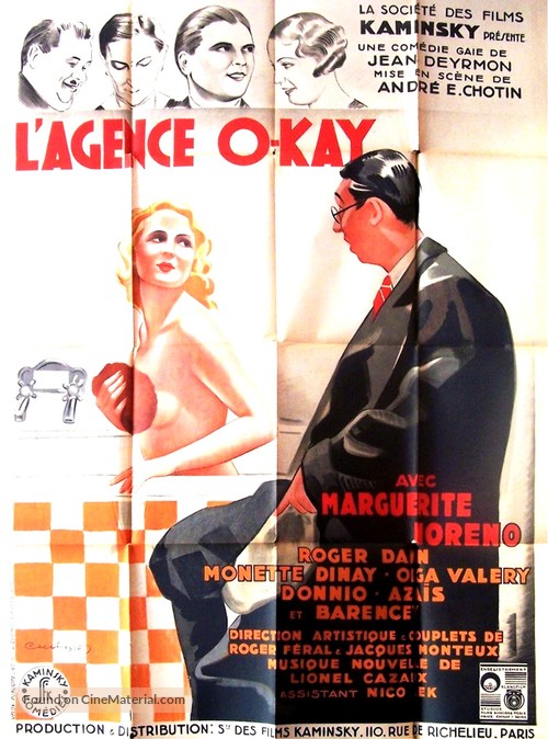 L&#039;agence O-Kay - French Movie Poster