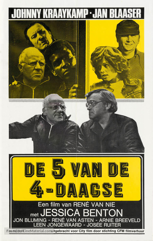 De vijf van de Vierdaagse - Dutch Movie Poster