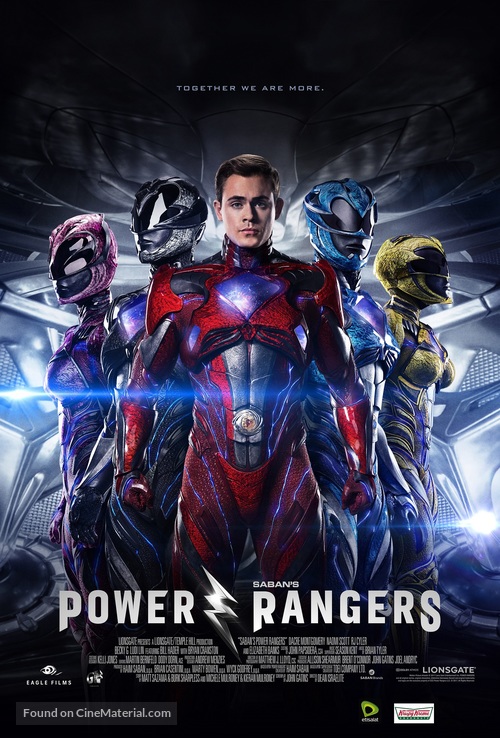 Power Rangers - Lebanese Movie Poster