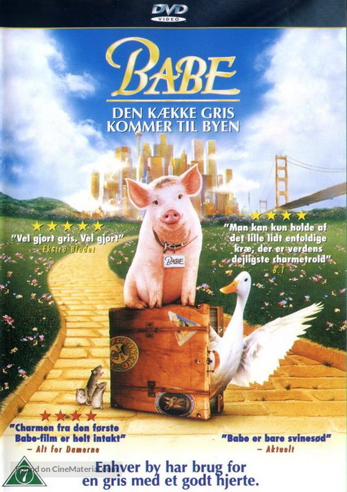 Babe: Pig in the City - Danish Movie Cover