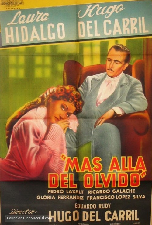 M&aacute;s all&aacute; del olvido - Argentinian Movie Poster