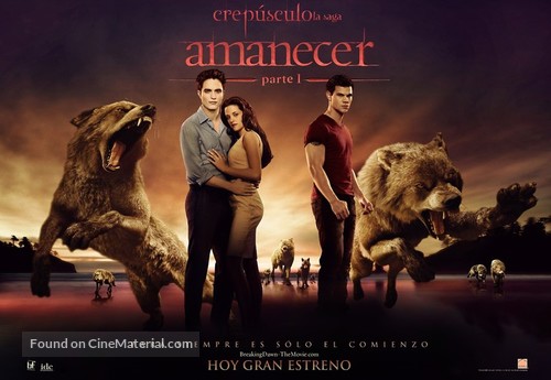 The Twilight Saga: Breaking Dawn - Part 1 - Chilean Movie Poster