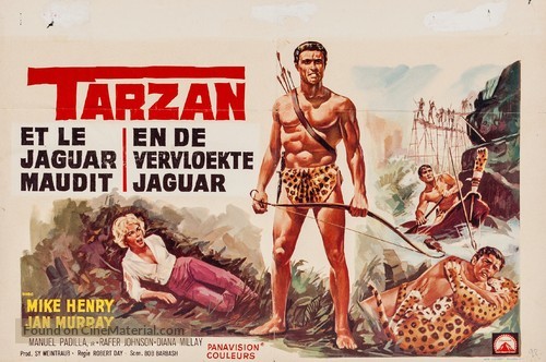 Tarzan and the Great River - Belgian Movie Poster