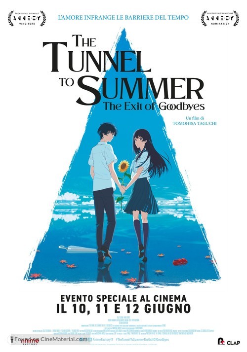 Natsu e no tunnel, Sayonara no deguchi - Italian Movie Poster