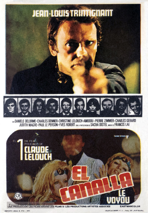 Le voyou - Spanish Movie Poster