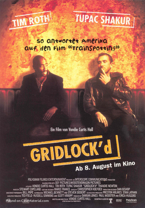 Gridlock&#039;d - German Movie Poster
