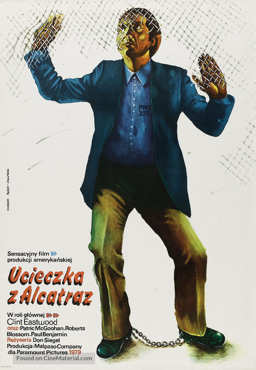 Escape From Alcatraz - Polish Movie Poster