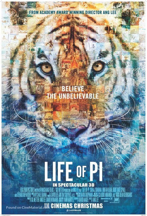 Life of Pi - British Movie Poster