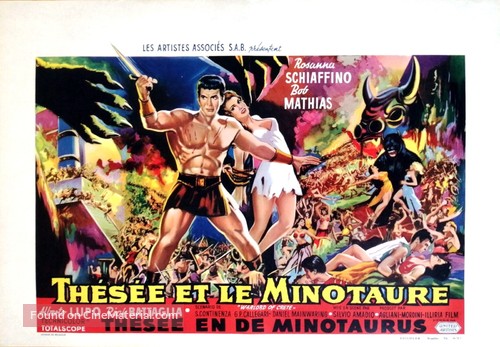 Teseo contro il minotauro - Belgian Movie Poster