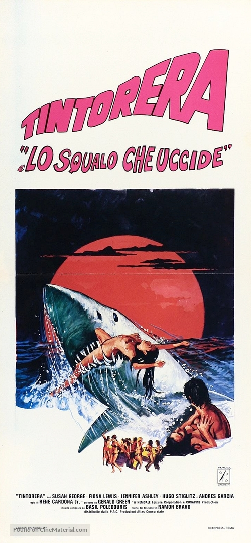 &iexcl;Tintorera! - Italian Movie Poster