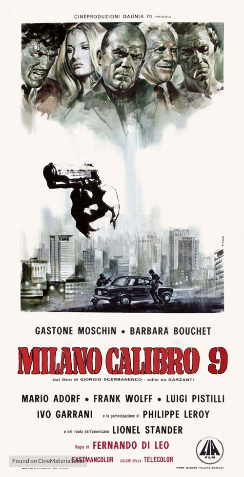 Milano calibro 9 - Italian Movie Poster