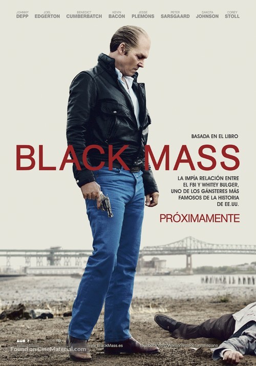 Black Mass - Spanish Movie Poster