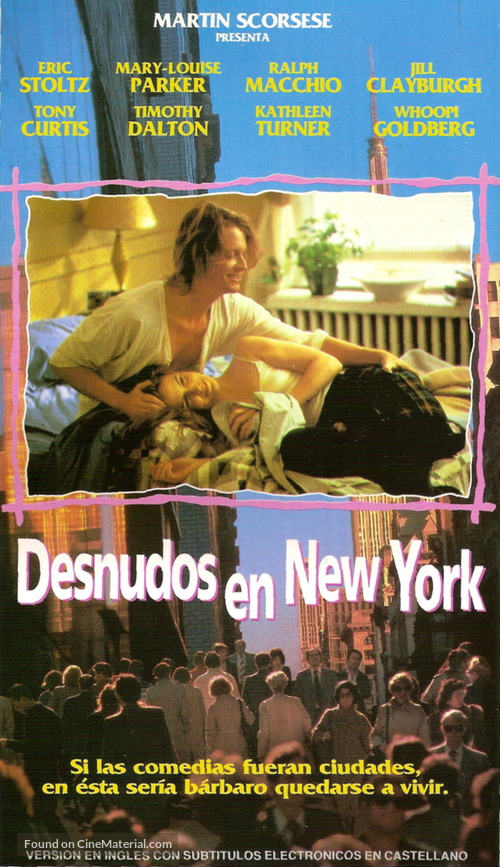 Naked in New York - Argentinian VHS movie cover