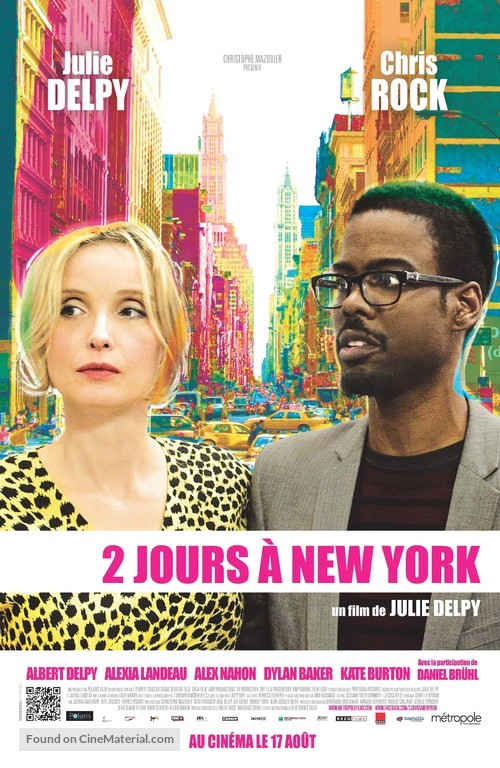 2 Days in New York - Canadian Movie Poster