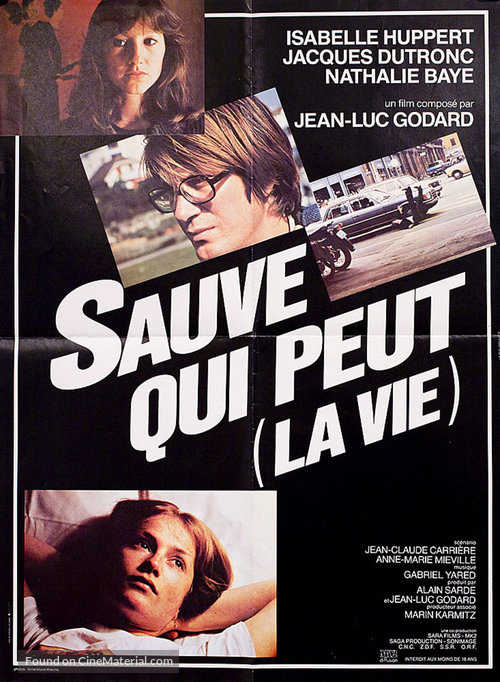 Sauve qui peut - French Movie Poster