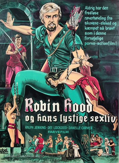 The Ribald Tales of Robin Hood - Danish Movie Poster