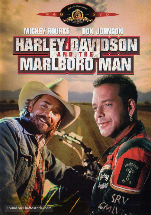 Harley Davidson and the Marlboro Man - DVD movie cover