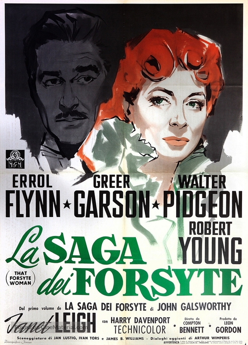 That Forsyte Woman - Italian Movie Poster