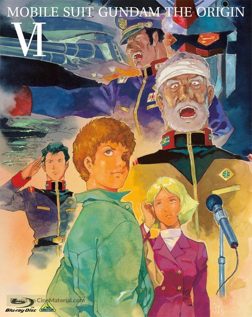 Mobile Suit Gundam: The Origin VI - Rise of the Red Comet - Japanese Blu-Ray movie cover