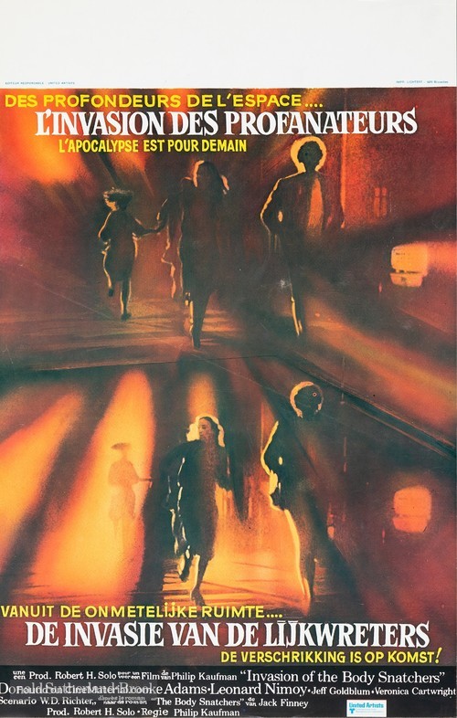 Invasion of the Body Snatchers - Belgian Movie Poster
