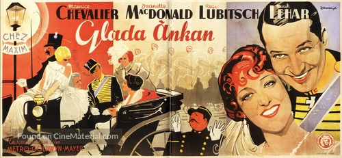 The Merry Widow - Swedish Movie Poster