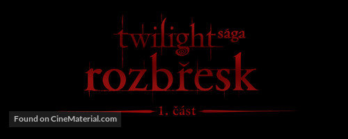 The Twilight Saga: Breaking Dawn - Part 1 - Czech Logo