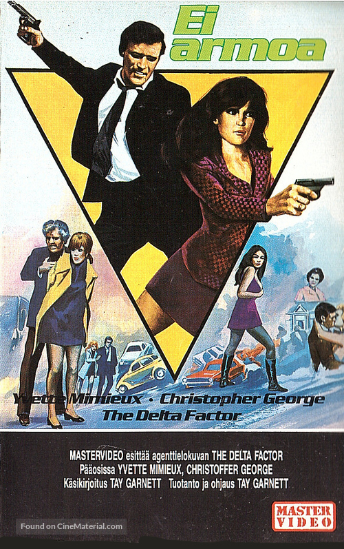 The Delta Factor - Finnish VHS movie cover