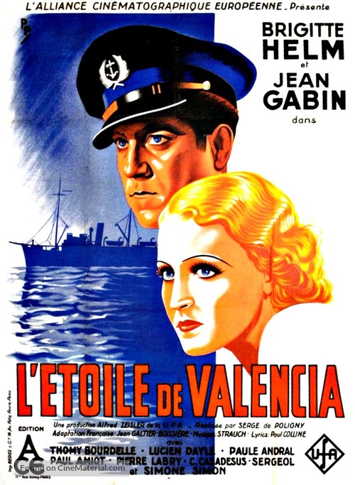 &Eacute;toile de Valencia, L&#039; - French Movie Poster