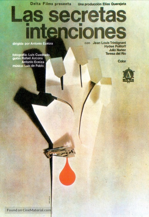 Las secretas intenciones - Spanish Movie Poster