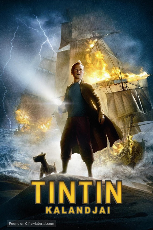 The Adventures of Tintin: The Secret of the Unicorn - Hungarian Movie Cover