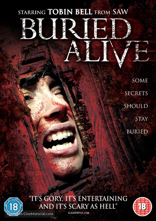 Buried Alive - British DVD movie cover