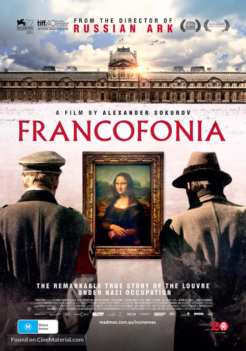 Francofonia - Australian Movie Poster