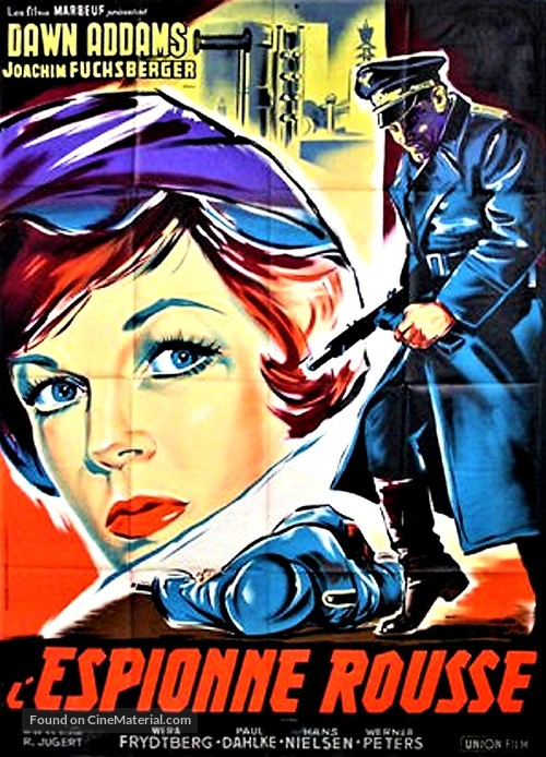 Die feuerrote Baronesse - French Movie Poster