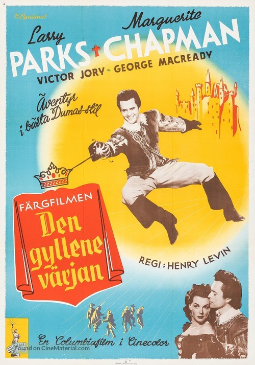 The Gallant Blade - Swedish Movie Poster