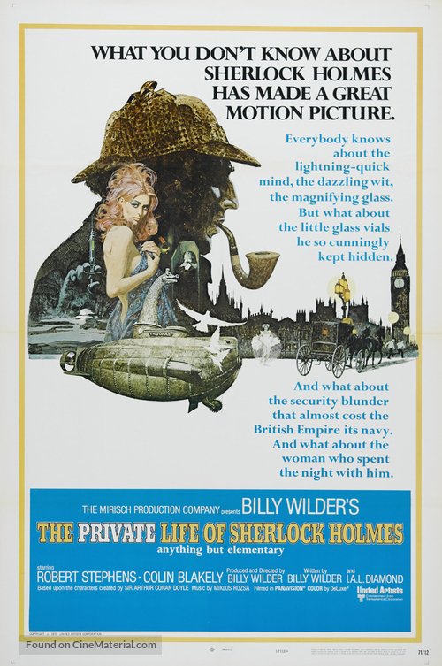 The Private Life of Sherlock Holmes - Movie Poster