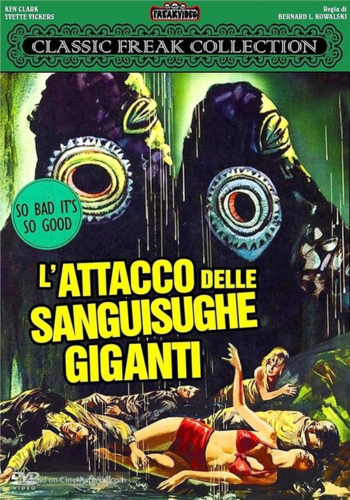 Attack of the Giant Leeches - Italian DVD movie cover