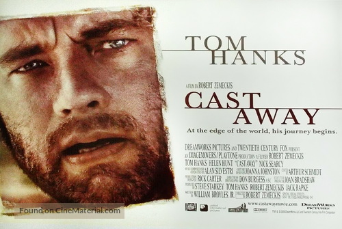 Cast Away - British Movie Poster