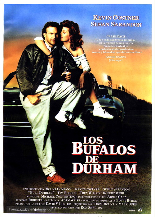 Bull Durham - Spanish Movie Poster