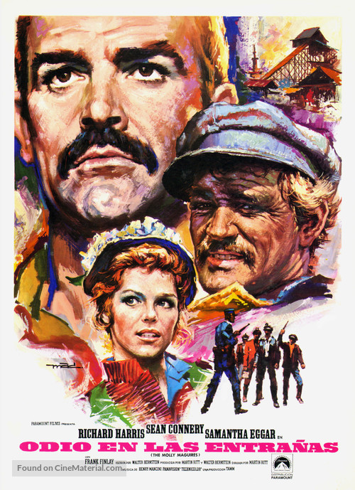 The Molly Maguires - Spanish Movie Poster