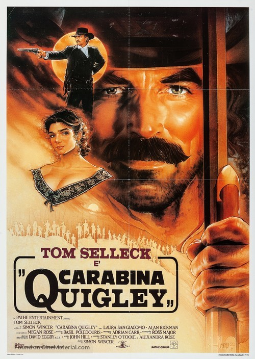 Quigley Down Under - Italian Movie Poster