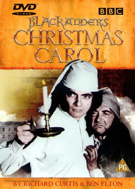 Blackadder&#039;s Christmas Carol - British DVD movie cover