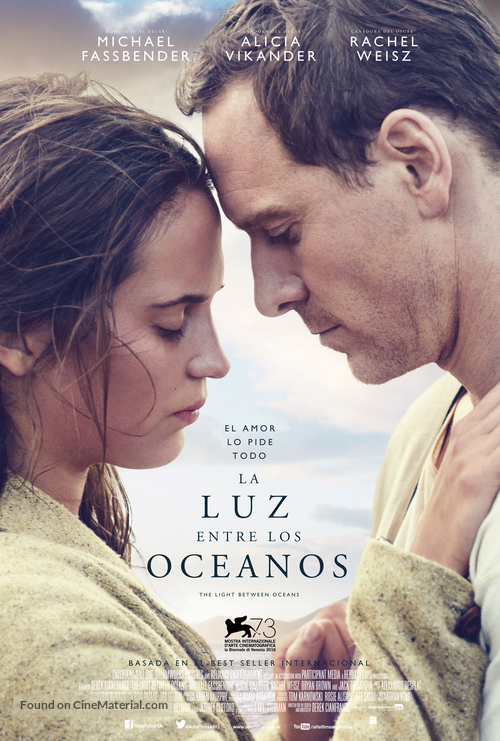 The Light Between Oceans - Argentinian Movie Poster