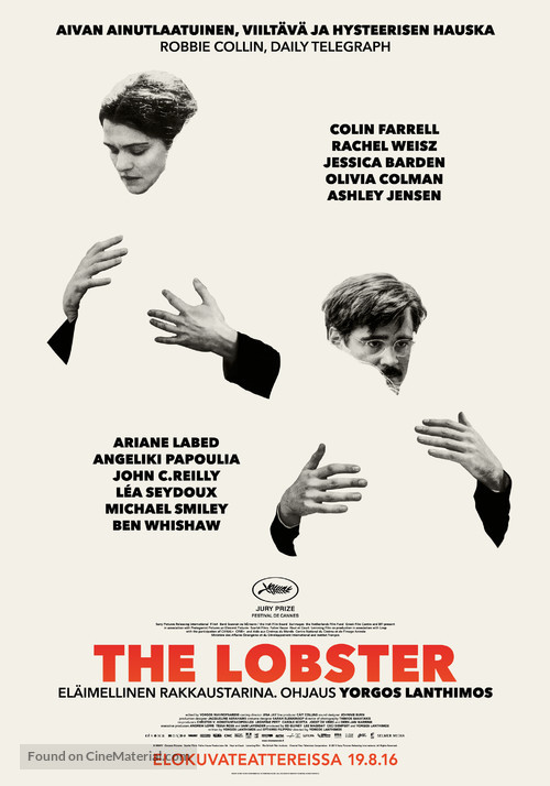 The Lobster - Finnish Movie Poster