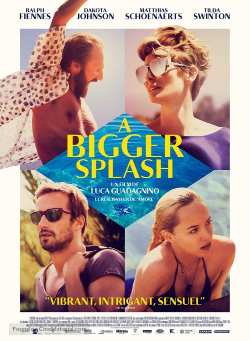 A Bigger Splash - French Movie Poster