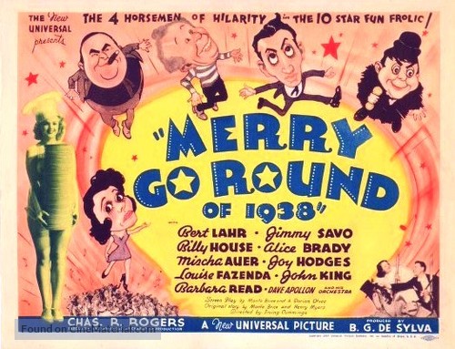Merry Go Round of 1938 - Movie Poster