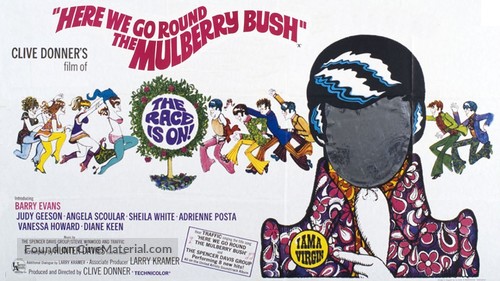 Here We Go Round the Mulberry Bush - British Movie Poster